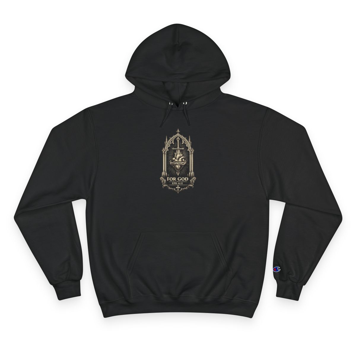 For God | Hoodie | Covert Aesthetic - front product mockup