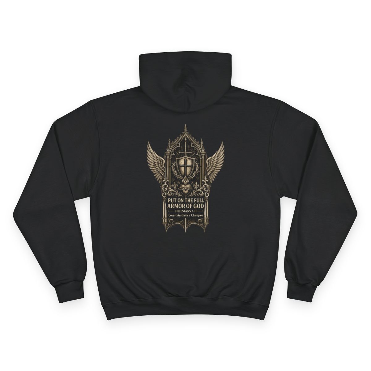 For God | Hoodie | Covert Aesthetic - back product mockup